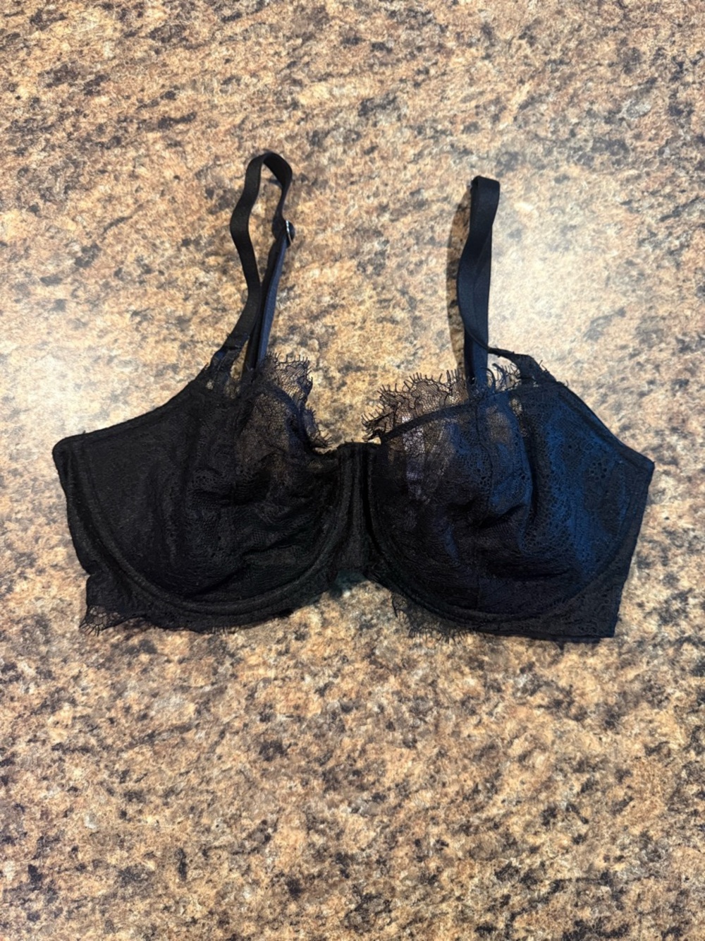 Victoria's Secret Black Lace Underwire Bra